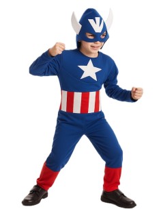 Déguisement de super-héros américain | Costumes pour enfants Le Roi du Carnaval